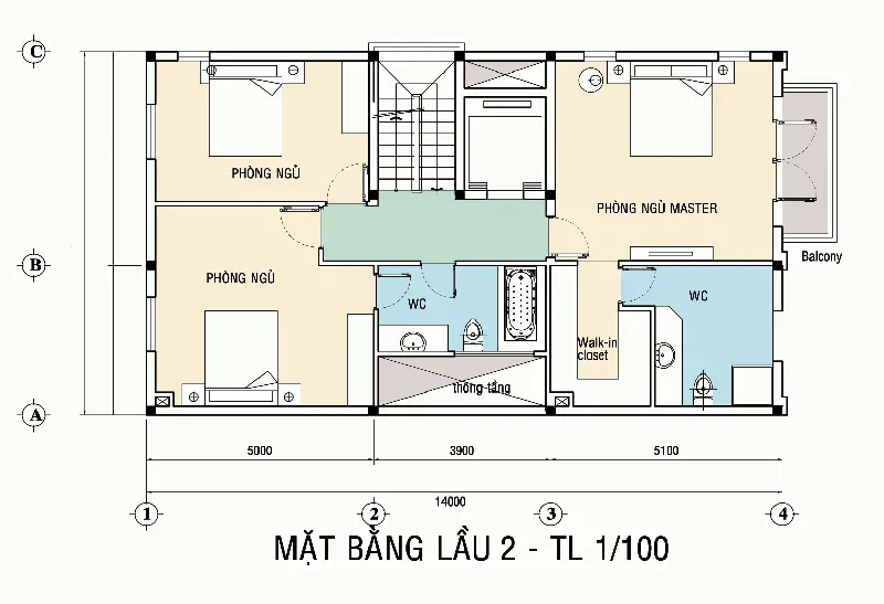 Ấn tượng mẫu nhà 4 tầng mặt tiền 7m hội tụ tinh hoa kiến trúc