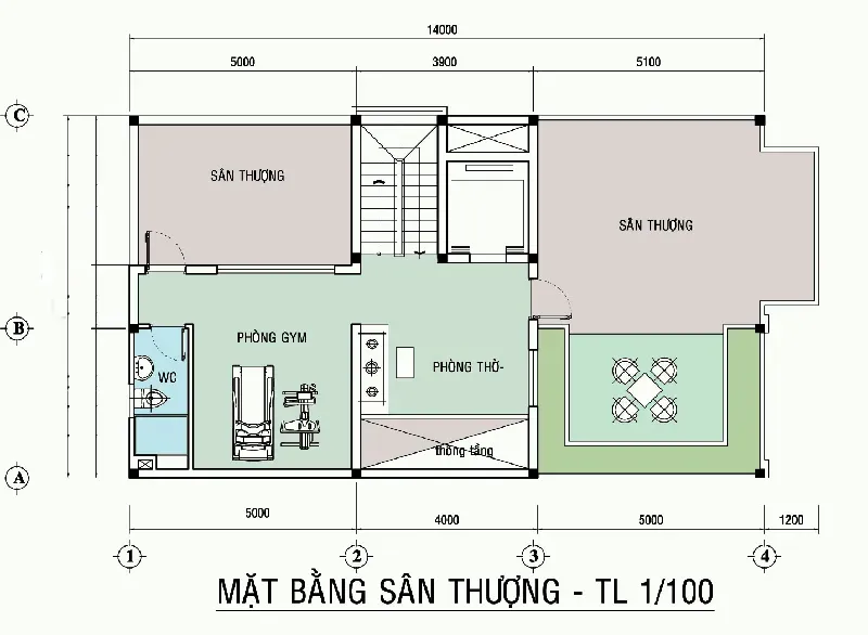 Ấn tượng mẫu nhà 4 tầng mặt tiền 7m hội tụ tinh hoa kiến trúc