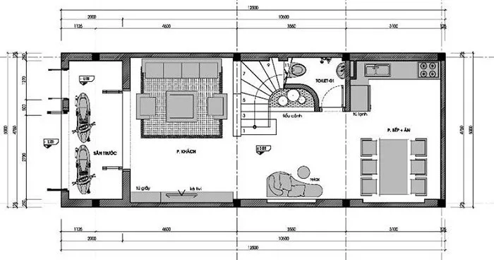 Bật mí 4 mẫu thiết kế nhà 3 tầng 5x13m khiến bao người say đắm