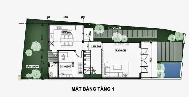 Bật mí 5 mẫu nhà 2 tầng 7x14m đa dạng kiến trúc, đầy đủ công năng