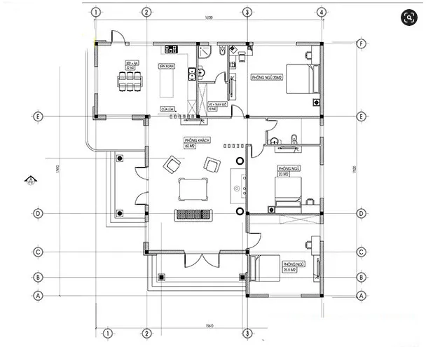 Bật mí 7 mẫu nhà cấp 4 hình chữ l 3 phòng ngủ tiện nghi và đẹp mắt