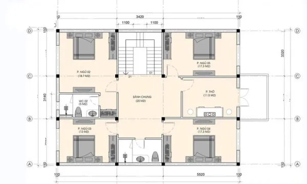 Biệt thự 2 tầng kiểu Pháp đẹp khẳng định đẳng cấp gia chủ