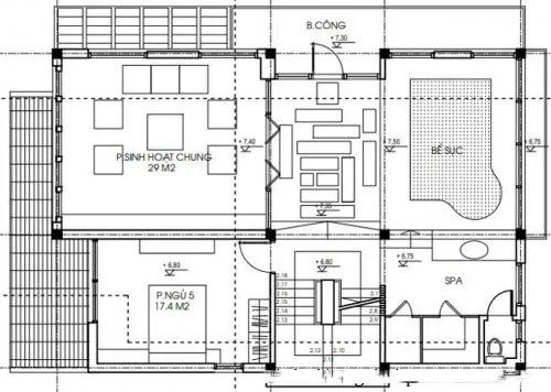 Biệt thự tân cổ điển Pháp mặt tiền 11m sang trọng và tinh tế tại Uông Bí