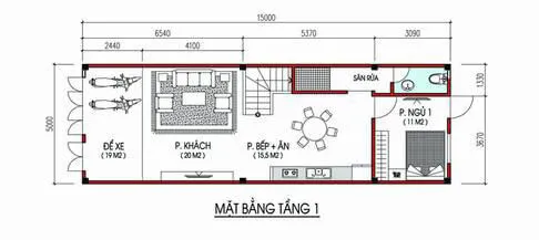 Bộ sưu tập 3 mẫu nhà phố ngang 5m cực độc, cực đẹp