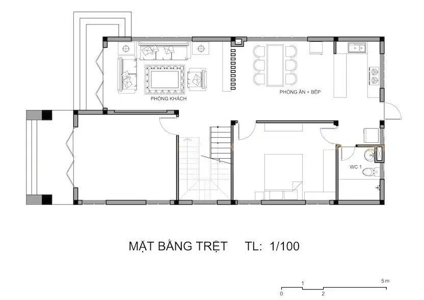 Bộ sưu tập 6 mẫu nhà ống 2 tầng mặt tiền 7m đẹp mãn nhãn