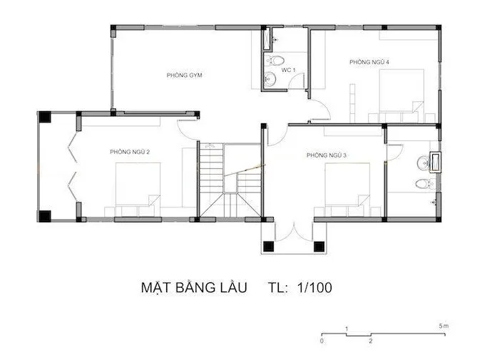 Bộ sưu tập 6 mẫu nhà ống 2 tầng mặt tiền 7m đẹp mãn nhãn