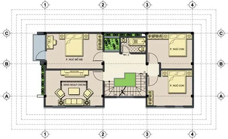 Bỏ túi 4 mẫu nhà ống 2 tầng 6x15m hiện đại được ưa chuộng hiện nay