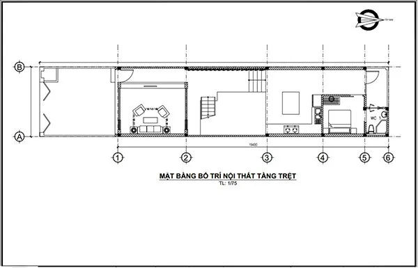 Bỏ túi 4 mẫu nhà ống 2 tầng 6x15m hiện đại được ưa chuộng hiện nay