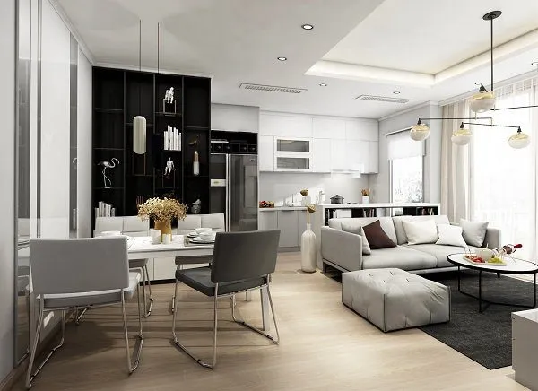 Các mẫu thiết kế nội thất chung cư 70m2 đẹp và tiện nghi, dễ ứng dụng