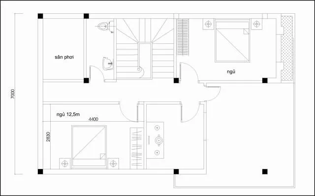 Cập nhật 5 mẫu nhà 2 tầng mái bằng 7x10m đẹp đẳng cấp