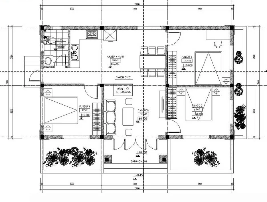 Chia sẻ 5 mẫu nhà cấp 4 7×12 hứa hẹn gây sốt năm 2024