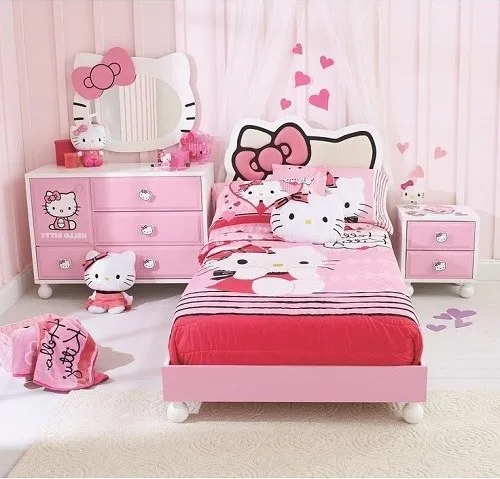 Chiêm ngưỡng những mẫu nội thất phòng ngủ Hello Kitty “ngọt” rụng rời