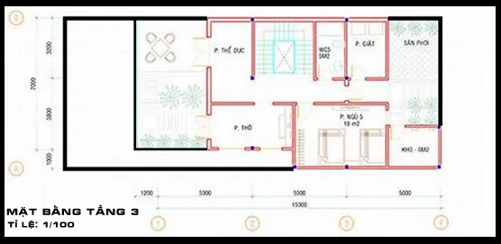 Cuốn hút với 4 mẫu nhà 3 tầng 7x15m đẹp hiện đại