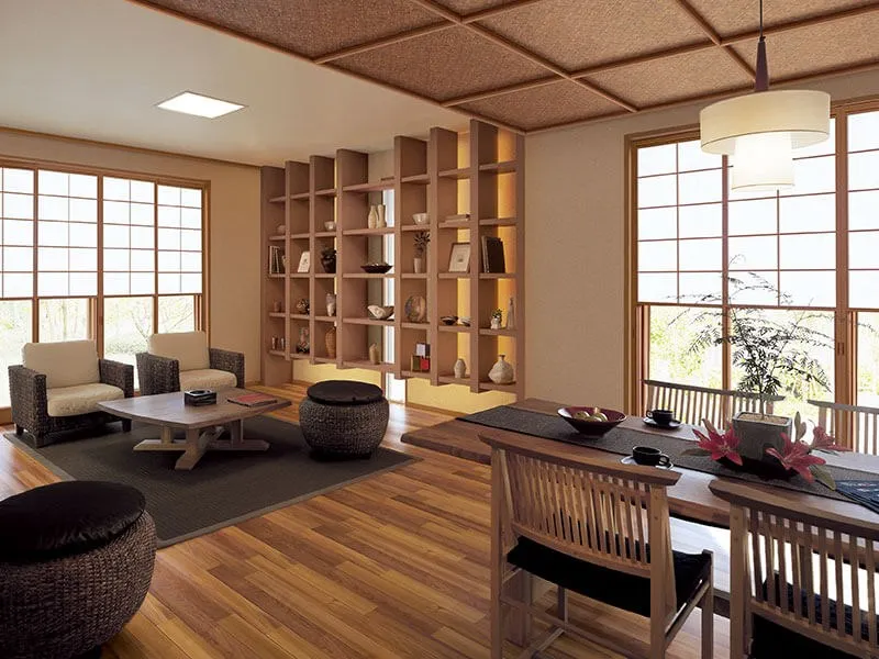 Đặc trưng trong thiết kế phòng khách đẹp hiện đại phong cách Hàn Quốc