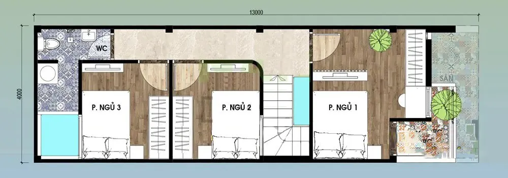 Điểm danh 4 mẫu nhà ống 2 tầng 4x13m đẹp tiết kiệm khó thể bỏ qua