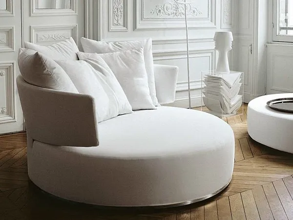 Độc đáo với những mẫu bàn, ghế, thảm sofa tròn cho đẹp mê ly