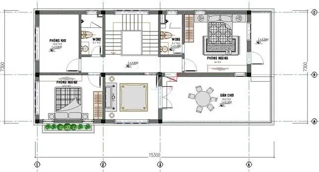 Đón xem 5 mẫu nhà ống 2 tầng 7x15m ấn tượng nhất hiện nay