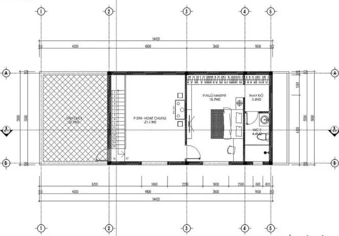 Đừng bỏ lỡ 5 mẫu nhà cấp 4 gác lửng mái lệch đẹp rẻ ấn tượng