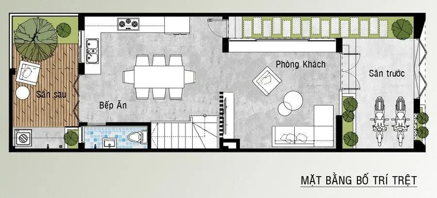 Đứng hình trước 5 mẫu nhà 2 tầng 3 phòng ngủ 5×15 nhỏ đẹp đơn giản