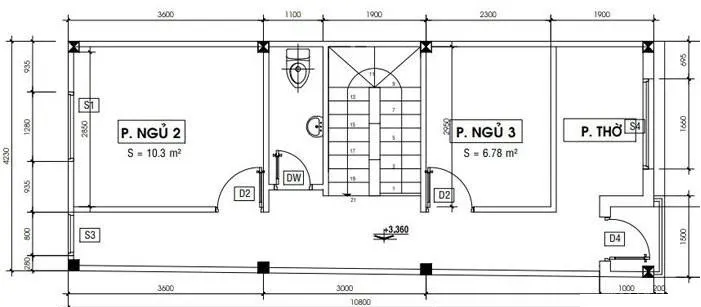 Gợi ý 4 cách bố trí công năng phù hợp cho nhà ống 2 tầng 4x11m