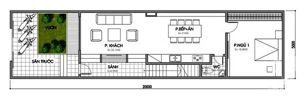 Gợi ý mẫu bản vẽ nhà 2 tầng khoa học