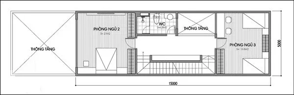 Gợi ý mẫu bản vẽ nhà 2 tầng khoa học