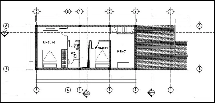 Gợi ý thiết kế mẫu nhà cấp 4 có gác lửng 5×18