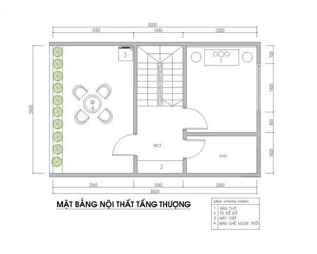 Hé lộ 3 mẫu thiết kế nhà 3 tầng 5x8m hiện đại tiện nghi