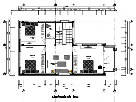 Hé lộ 6 mẫu nhà 2 tầng mặt tiền 8m 4 phòng ngủ đẹp tiện nghi