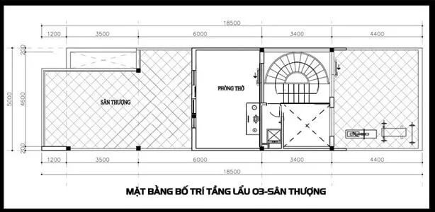 Hồ sơ phối cảnh nhà phố 3 tầng 1 tum phong cách cổ điển