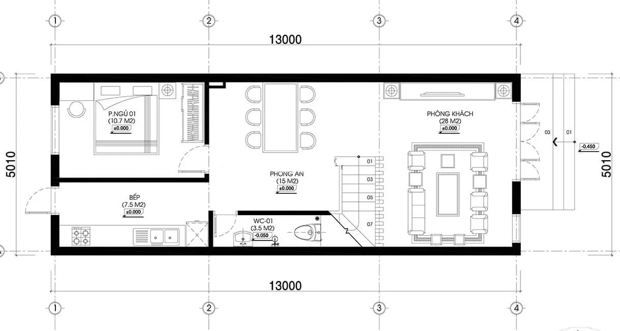 Khám phá 4 mẫu nhà ống 2 tầng 5x13m đẹp khó thể bỏ qua