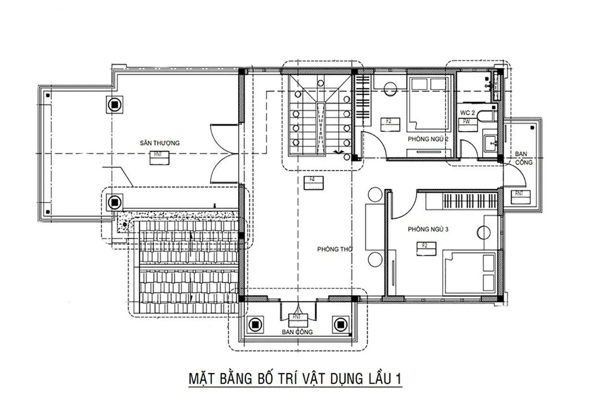 Khám phá mẫu biệt thự 2 tầng mặt tiền 8m sang trọng