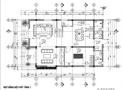 Khó rời mắt trước 6 bản vẽ thiết kế nhà 2 tầng 8x12m đẹp nức lòng