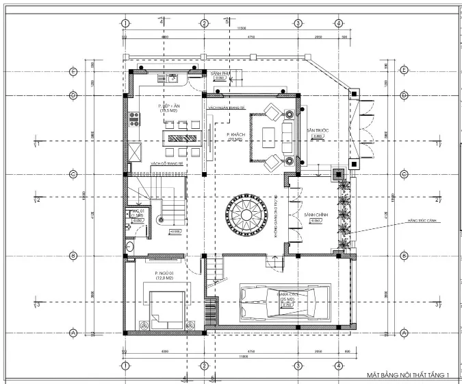 Kiểu nhà 3 tầng đẹp kiến trúc biệt thự siêu sang của Mr. Hoàng