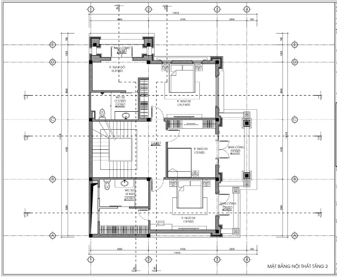 Kiểu nhà 3 tầng đẹp kiến trúc biệt thự siêu sang của Mr. Hoàng