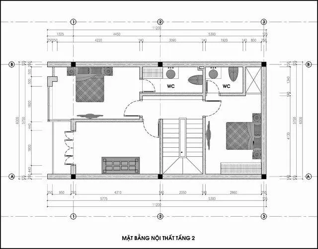 Lưu ngay 5 mẫu nhà 2 tầng 6x10m hiện đại đẹp nâng tầm cuộc sống