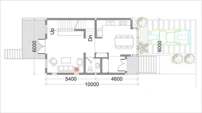 Lưu ngay 5 mẫu nhà 2 tầng 6x10m hiện đại đẹp nâng tầm cuộc sống