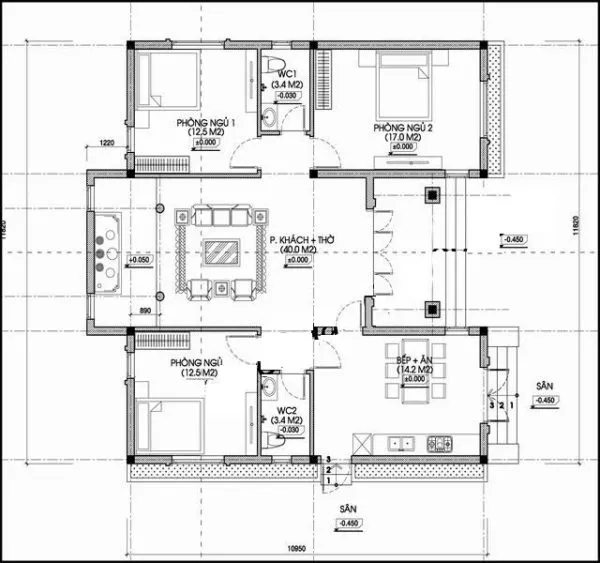 Lý do mẫu nhà cấp 4 mái thái chữ u được nhiều gia chủ lựa chọn