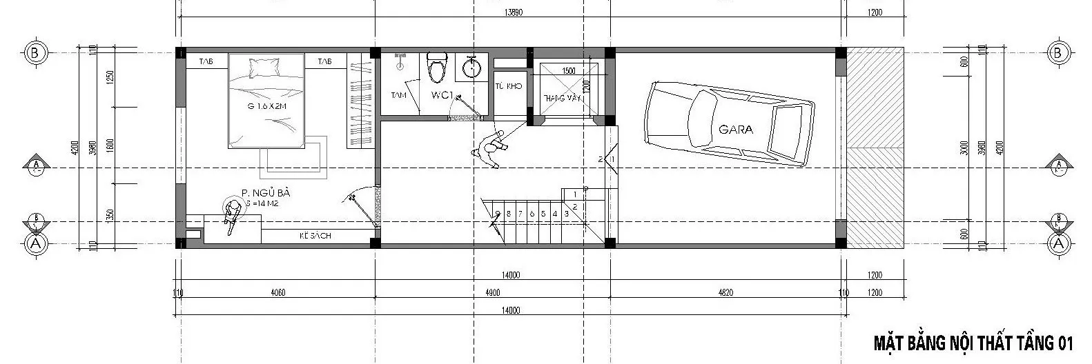 Mách bạn 4 mẫu nhà ống 3 tầng 4x14m đang thịnh hành gần đây