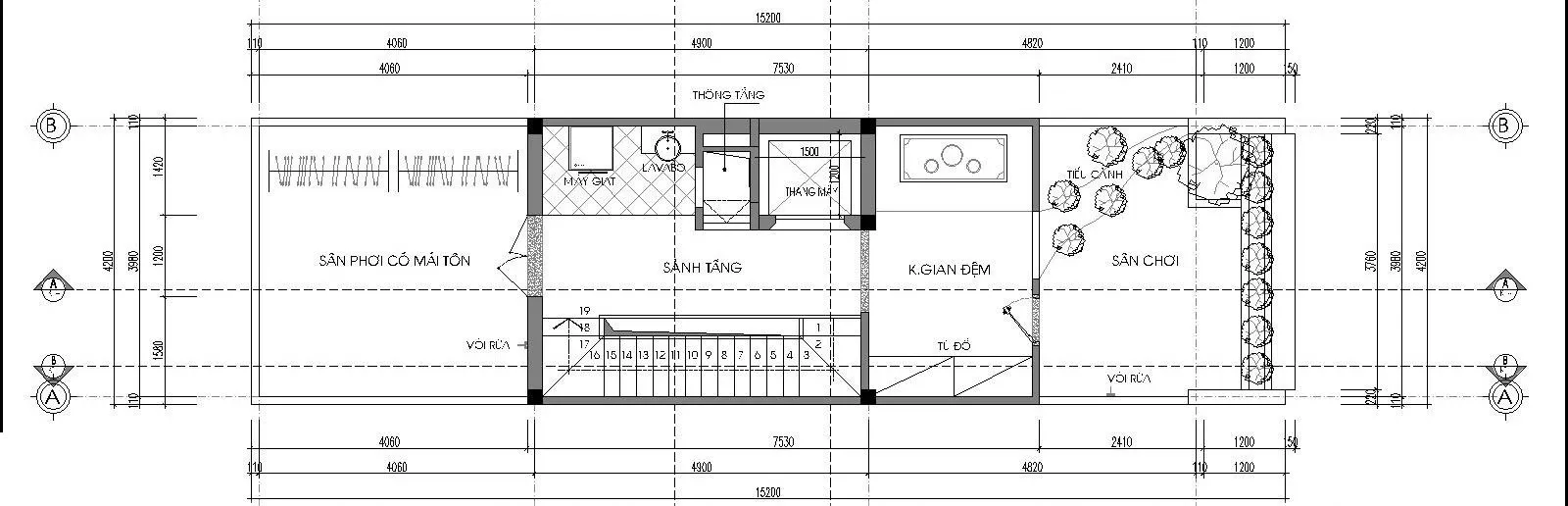 Mách bạn 4 mẫu nhà ống 3 tầng 4x14m đang thịnh hành gần đây