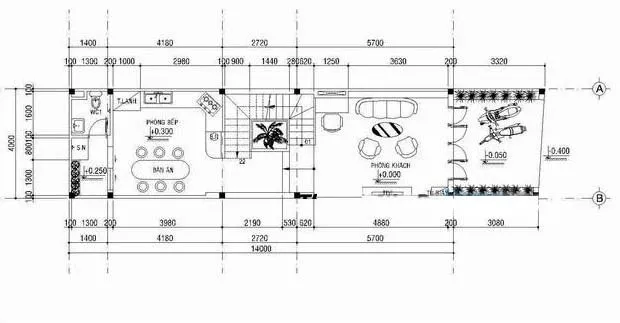 Mách bạn 4 mẫu nhà ống 3 tầng 4x14m đang thịnh hành gần đây