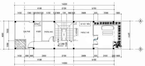 Mách bạn 4 mẫu nhà ống 3 tầng 4x14m đang thịnh hành gần đây