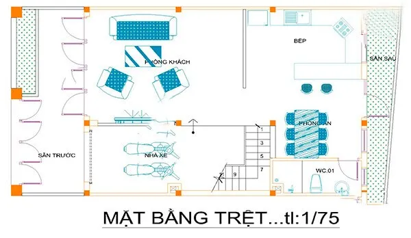 Mẫu biệt thự 3 tầng kiểu Châu Âu tại Quảng Ninh