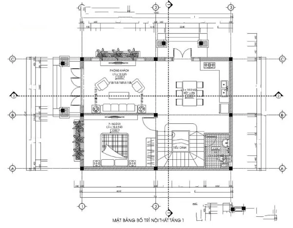 Mẫu nhà 2 tầng 1 tum mái thái đẹp hiện đại được yêu thích