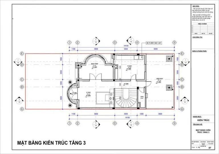 Mẫu nhà biệt thự 3 tầng đẹp 4 phòng ngủ có phòng hát