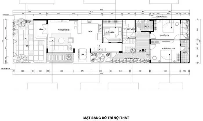 Mẫu nhà cấp 4 4 phòng ngủ 1 phòng thờ siêu đẹp và hiện đại