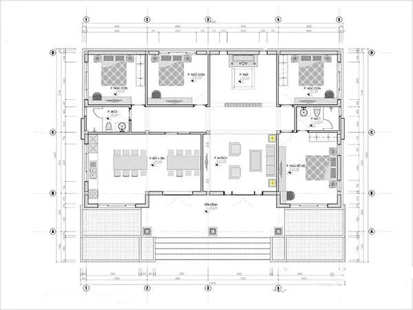 Mẫu nhà cấp 4 mái nhật sân vườn xu hướng thiết kế hiện đại