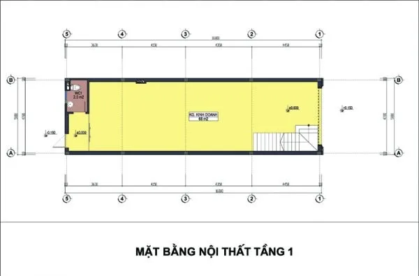 Mẫu nhà ống 4 tầng kết hợp kinh doanh hiện đại, tiện nghi