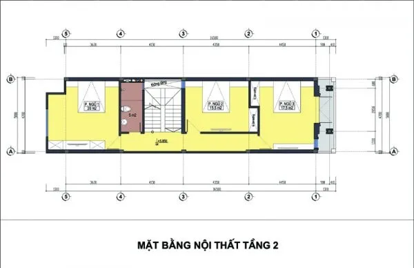 Mẫu nhà ống 4 tầng kết hợp kinh doanh hiện đại, tiện nghi