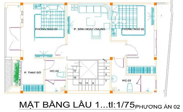 Mẫu thiết kế nội thất biệt thự tân cổ điển 150m2 sang trọng